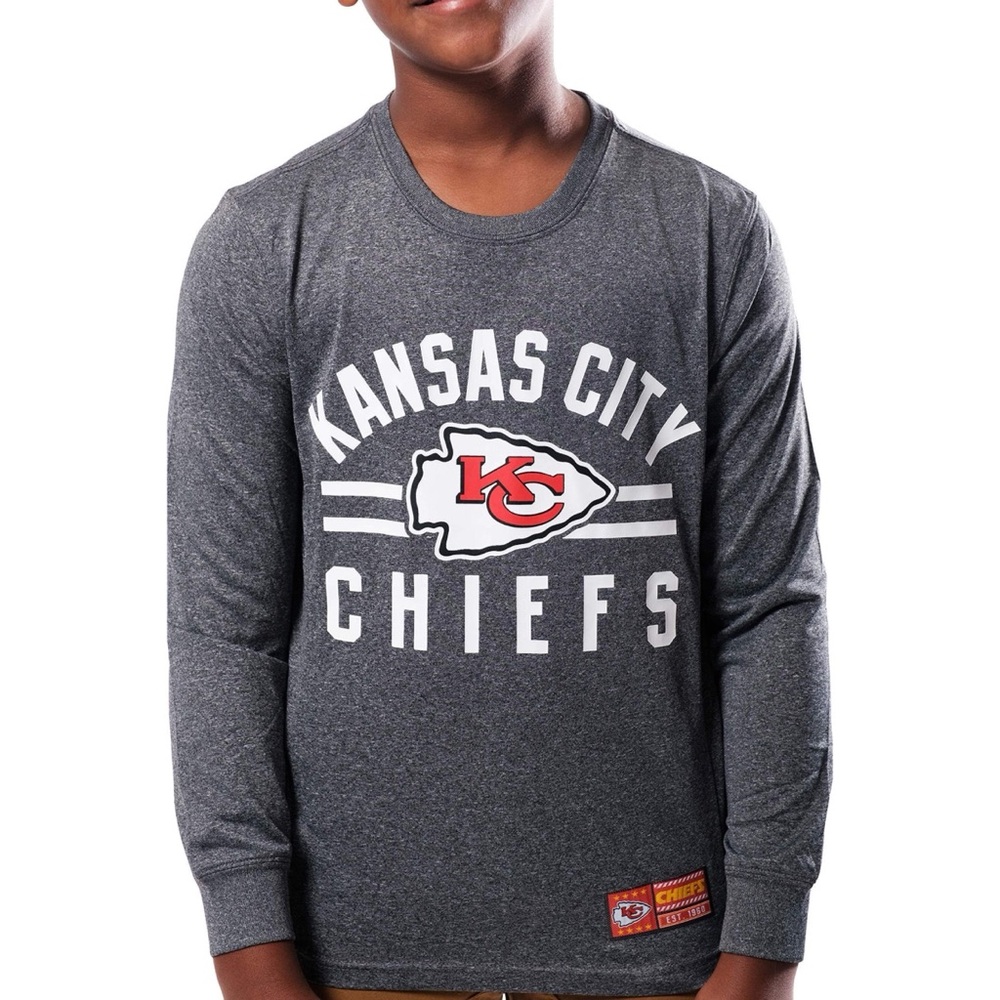 NFL Official Kansas City Chiefs Long Sleeve Shirt‎